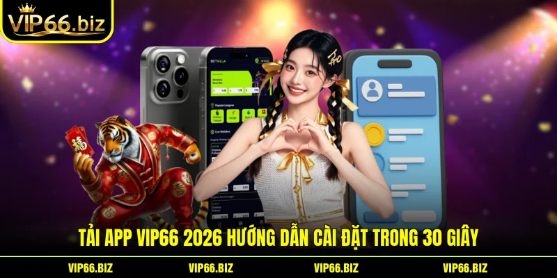 Tải App VIP66 2026 Hướng Dẫn Cài Đặt Trong 30 Giây